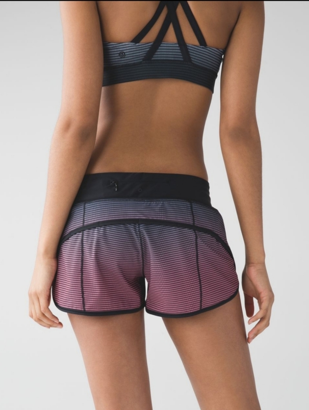 Lululemon Speed Short Women's Pink Gradient Active Shorts